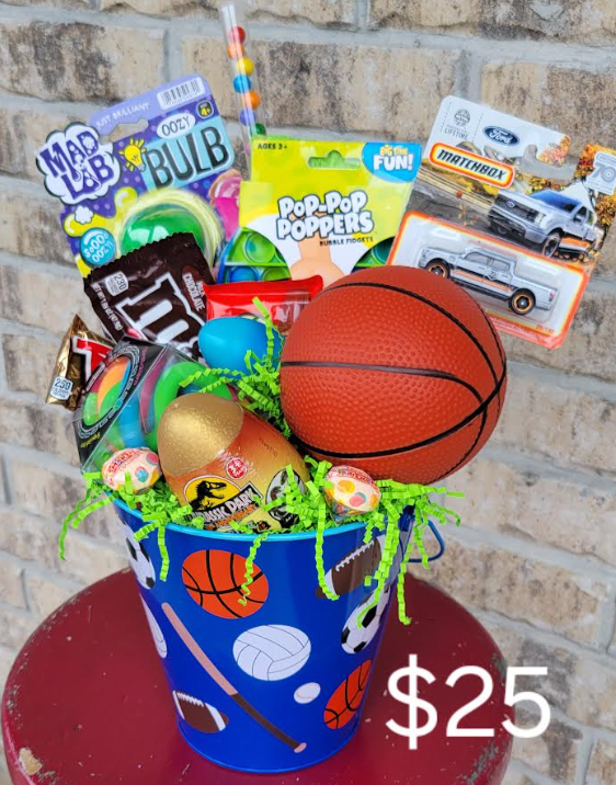 Basketball Easter Basket